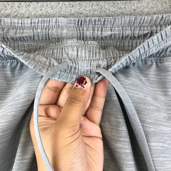 Mens Lululemon Athletic Heather Gray Drawstring Shorts size S - Picture 2 of 9